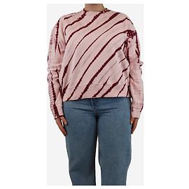 Proenza Schouler Pull tie-dye rose et violet - taille L Rose