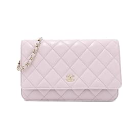 Chanel-Chanel Timeless Classic Line AP0250 Chain Wallet-Pink
