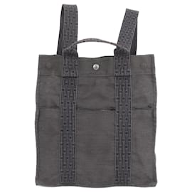 Hermès-Hermes Air Line Ad MM Rucksack Tote Bag-Brown