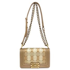 Chanel-Chanel Boy Line 92703 Shoulder Bag-Bronze
