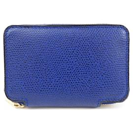 Valextra-Valextra Blue Card Case-Blue