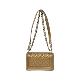 Chanel-Chanel Boy Line 67085 Shoulder Bag-Golden
