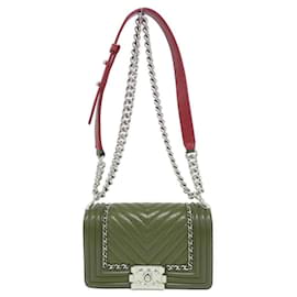 Chanel-Chanel Boy Line 67085 Shoulder Bag-Red