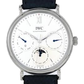 IWC-IWC Portofino Perpetual Calendar IW344601 Stainless Steel Wristwatch-Other