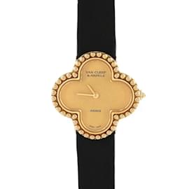 Quarz-Uhr Van Cleef & Arpels Alhambra YG 122974 Andere