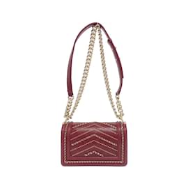 Chanel-Chanel Boy Line 67085 Shoulder Bag-Dark red