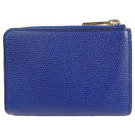 Valextra Blue Key Case Blue