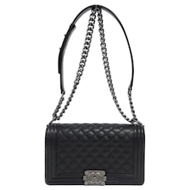 Chanel-Chanel Boy Line 67086 Shoulder Bag-Black
