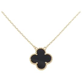 Van Cleef & Arpels-Van Cleef & Arpels Vintage Alhambra Necklace-Golden