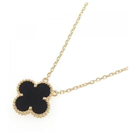 Van Cleef & Arpels-Van Cleef & Arpels Vintage Alhambra Necklace-Golden