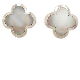 Orecchini a perno Alhambra di Van Cleef & Arpels D'oro