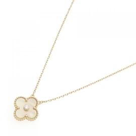 Van Cleef & Arpels-Van Cleef & Arpels Vintage Alhambra Necklace-Golden