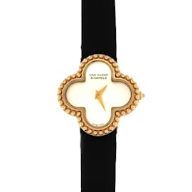 Van Cleef & Arpels-Van Cleef & Arpels Alhambra Yellow Gold Quartz Watch-Other