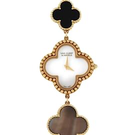 Van Cleef & Arpels-Van Cleef & Arpels Alhambra Yellow Gold Quartz Watch-Other