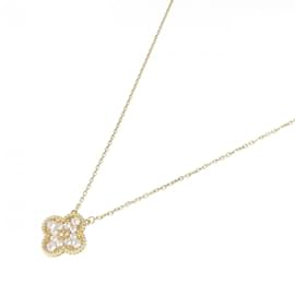 Van Cleef & Arpels-Van Cleef & Arpels Vintage Alhambra Necklace-Yellow