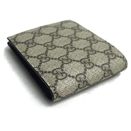 Gucci-Carteira bi-fold Gucci GG Coin-Bege,Azul marinho