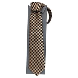 Louis Vuitton-Gravata de seda marrom Louis Vuitton-Marrom
