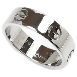 Cartier Love Band Ring in 18K White Gold Other
