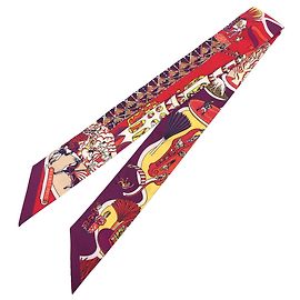 Hermès Muffler Schal Twilly Hermes Rot