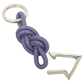 Bottega Veneta-Bottega Veneta Triangle Key Ring-Silvery