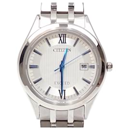 Citizens of Humanity-Citizen Exceed Men's Eco-Drive Titanium Watch-Silvery