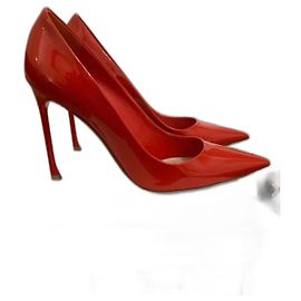 Christian Dior High heels Koralle