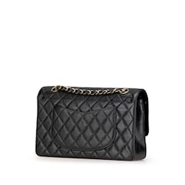 Chanel-Chanel Matelasse 25 Double Flap Shoulder Bag-Black