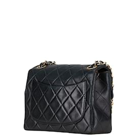 Chanel-Chanel Matelasse Coco Mark Chain Shoulder Bag-Black