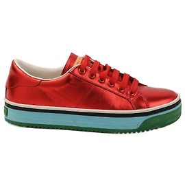 Sneaker Marc Jacobs Empire in pelle rossa Rosso