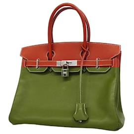Hermès-Hermes Birkin 30 Handbag in Sanguine Epsom Leather-Red