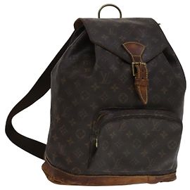 LOUIS VUITTON Monogram Montsouris GM Rucksack M51135 LV Auth 112463 Monogramm