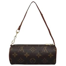Louis Vuitton-LOUIS VUITTON Monogram Papillon Pouch LV Auth 105962-Monogram
