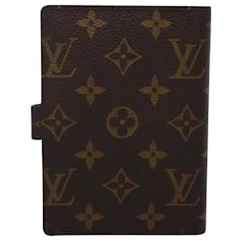 Louis Vuitton-LOUIS VUITTON Monogram Keepall Agenda PM Day Planner Cover R20964 LV Auth 110128-Monogram