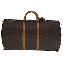Louis Vuitton-LOUIS VUITTON Monogram Keepall 60 Boston Bag M41422 LV Auth yk16857-Monogram
