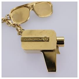 Louis Vuitton-LOUIS VUITTON Porte Cles Cannes Key Holder metal Gold M65383 LV Auth 112527-Golden