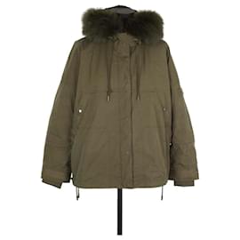 Yves Salomon-Fur coat-Khaki