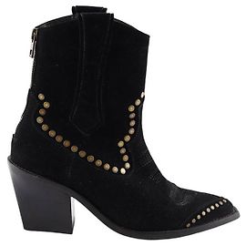 Zadig & Voltaire Black suede Cara boots Black