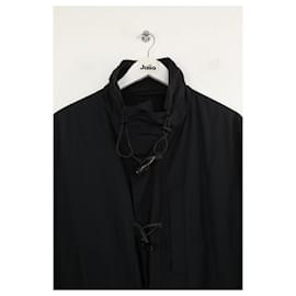 Burberry-Cotton coat-Navy blue