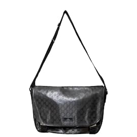 Gucci-Bolsa Mensageiro Gucci GG Impressa-Preto