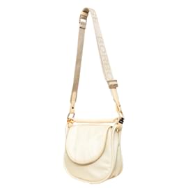 Autre Marque-Borbonese Chamomile Shoulder Bag-Cream