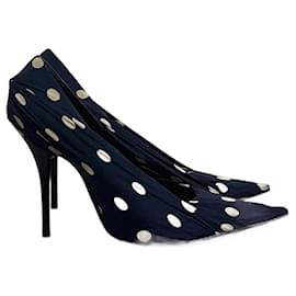 Balenciaga-BALENCIAGA Heels T.EU 40 Cloth-Blue