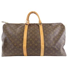 Louis Vuitton-Louis Vuitton Keepall 55-Brown
