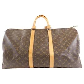 Louis Vuitton-Louis Vuitton Keepall 55-Brown