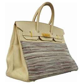 Hermès-Hermes Birkin 35 Vibrato Handbag-Multiple colors,Beige