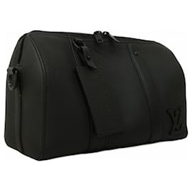 Louis Vuitton-Louis Vuitton Aerogram City Keepall Shoulder Bag-Black