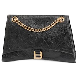 Balenciaga-crush medium chain-Black
