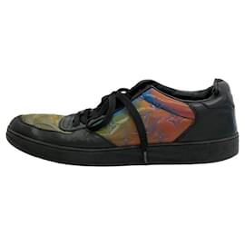 Louis Vuitton-Louis Vuitton 2021 Rivoli Line Rainbow Sneakers-Black