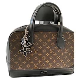 Louis Vuitton-DORA SOFT MM MONOGRAM CANVAS Brown-Brown