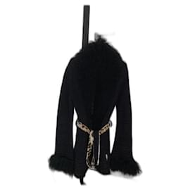 Roberto Cavalli-Coats, Outerwear-Black