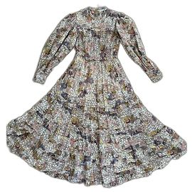 Robe longue fleurie Laraline Ulla Johnson en coton Multicolore